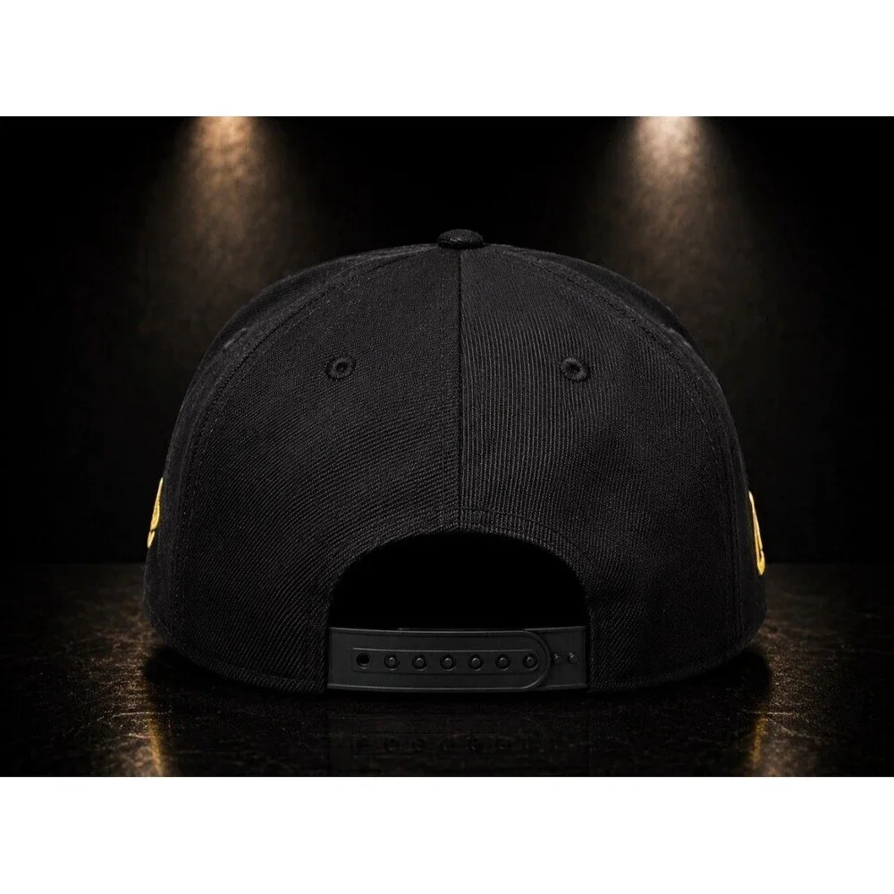 Zephyr Chicago Bulls Lacer Collection SnapBack Hat Black Gray 2 Tone Gold